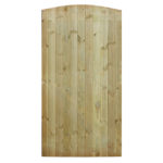 The sturdy tongue and groove structure provides the gate with its strength and durability. Planed timber that is pressure-treated for protection, this gate can be used as either a side entry or front gate.