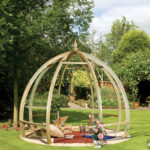 The Apollo Pergola is a distinctively designed dome shaped structure that will give your garden a contemporary feel. The beams and rafters are made from pressure-treated timber providing extra protection from outdoor elements.