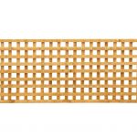 A fine mesh square style, heavy duty trellis that is great as a fence top, privacy screen or supporting climbing plants. The Badminton Trellis is manufactured from fine sawn timber that provides a smooth and exceptional finish and is available pressure-treated golden brown for longevity in use.