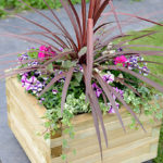 A heavy duty large Square Planter which is ideal for planting displays in your garden. The timber is pressure treated ensuring longevity in use, as well as being planed, giving it a superior finish. The sturdy frame is supported by a metal locating pin in each corner, ensuring long-term durability.