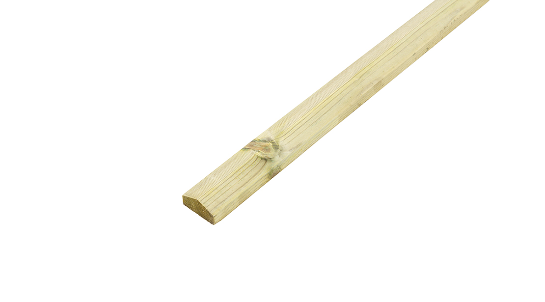 Provides a neat top to the featheredge panel system.