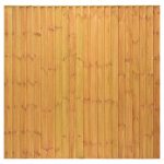 A heavy duty panel made with 100mm featheredge boards and capping rail fixed to a sturdy frame. The Standard Featheredge Panel is available in pressure-treated golden brown or pressure-treated green to protect the timber from wood rot.