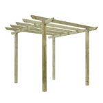This standalone Traditional Pergola is ideal for use on a lawn or patio area. The posts and rafters are ideal for growing climbing plants and roses. The planed and pressure-treated timber provides a superior finish and longevity in use.
