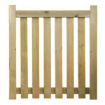 The Pale Gate is great to use with a variety of styles of fencing. Manufactured from top quality, planed and pressure-treated timber enabling protection from the elements.