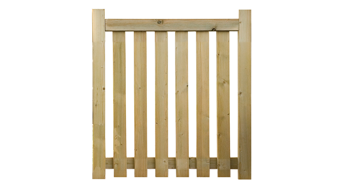 The Pale Gate is great to use with a variety of styles of fencing. Manufactured from top quality, planed and pressure-treated timber enabling protection from the elements.