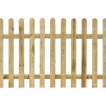 ROUND TOP PALISADE FENCE The Round Top Palisade Panel is ideal for constructing a new fence run or repairing an existing one, making your garden a private space to relax in. Its durable planed timber construction has been pressure-treated to offer protection for longevity in use.