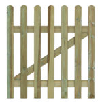 Manufactured from smooth-planed, pressure-treated timber to ensure protection from wood rot and fungal decay to complement the Round Top Palisade Fence.