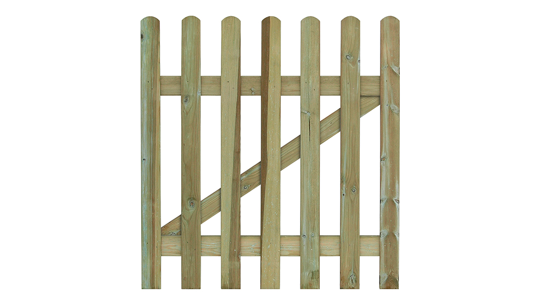 Manufactured from smooth-planed, pressure-treated timber to ensure protection from wood rot and fungal decay to complement the Round Top Palisade Fence.