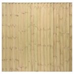 A heavy duty panel made with 100mm featheredge boards and capping rail fixed to a sturdy frame. The Standard Featheredge Panel is available in pressure-treated golden brown or pressure-treated green to protect the timber from wood rot.