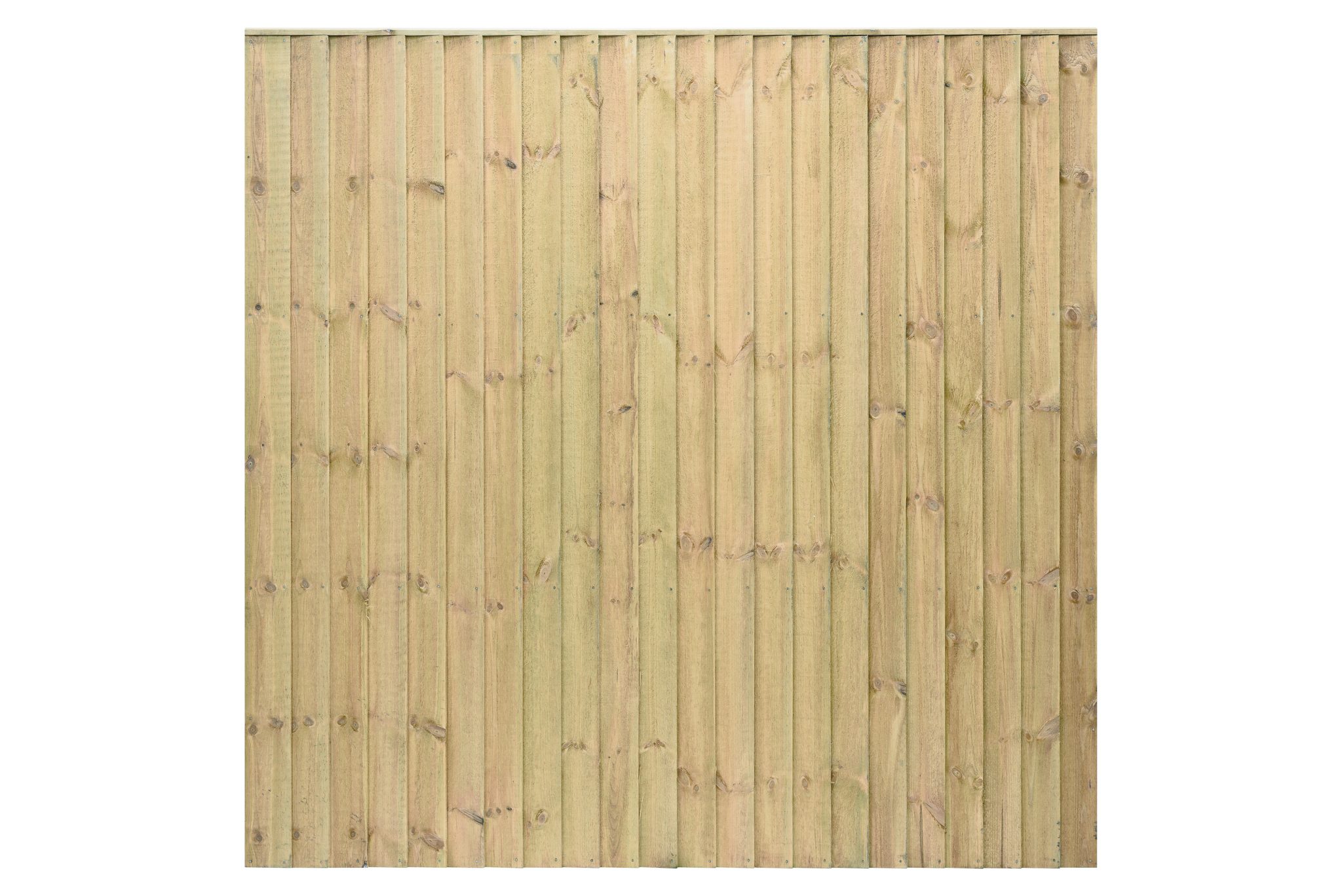 A heavy duty panel made with 100mm featheredge boards and capping rail fixed to a sturdy frame. The Standard Featheredge Panel is available in pressure-treated golden brown or pressure-treated green to protect the timber from wood rot.