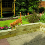 A large piece of timber in the design of a classic railway sleeper. Use for garden edging, creating steps, raised terraces or beds. Pressure-treated for protection.