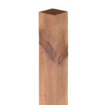 The standard Grange 75mm and 100mm square post is pressure treated green for greater protection against wood rot a decay. This post is ideal for use with fence panels and gates.