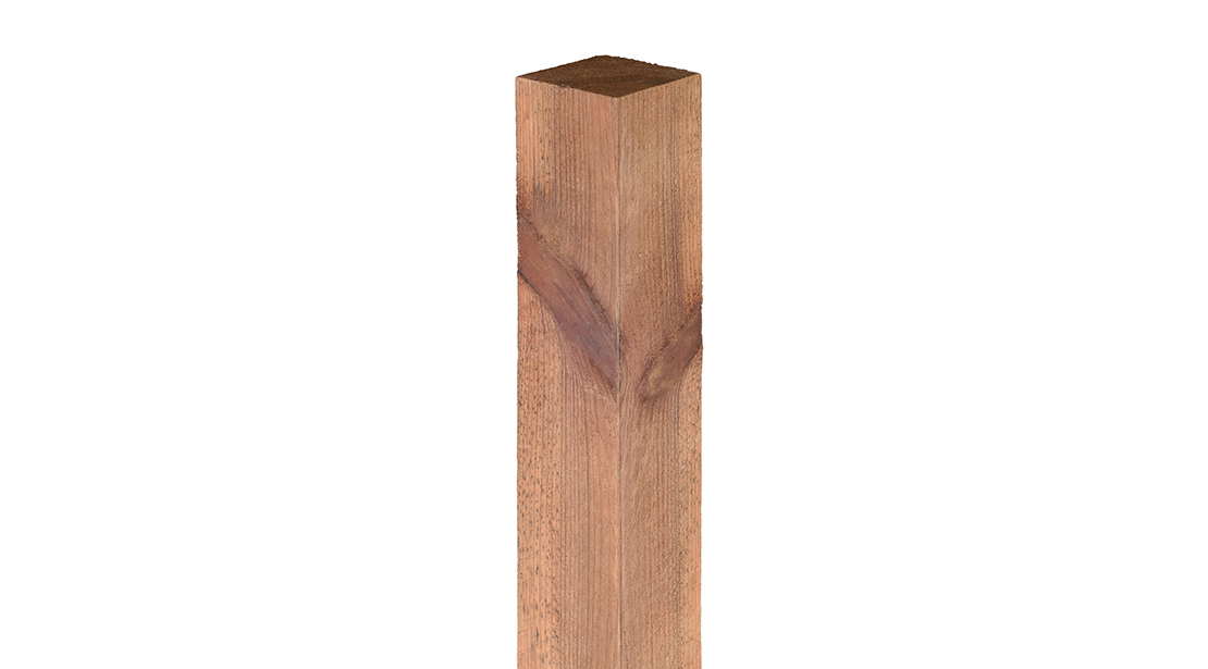 The standard Grange 75mm and 100mm square post is pressure treated green for greater protection against wood rot a decay. This post is ideal for use with fence panels and gates.