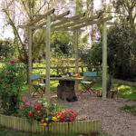 This standalone Traditional Pergola is ideal for use on a lawn or patio area. The posts and rafters are ideal for growing climbing plants and roses. The planed and pressure-treated timber provides a superior finish and longevity in use.