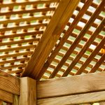 The Valencia Corner Arbour is a definitivestructure, ideal for creating a sheltered dining area, or a relaxing seating area. The lattice trellis design creates a truly classic structure. The strong and sturdy construction is pressure-treated to ensure protection and long term use.