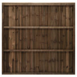 This panel is constructed using 100mm wide featheredge boards and a flat top edge combining a classic look with strength. Available pressure-treated in either pressure-treated green, pressure-treated golden brown or dark brown for protection against wood rot.