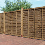 PROFESSIONAL LAP FENCE PANEL A stronger lap panel with three battens and new rebated frame construction. Available in a choice of three colours, pressure-treated golden brown, pressure-treated green or dark brown for protection against wood rot and fungal decay.