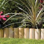 This timber log roll edging is perfect for creating a border along a lawn. It is manufactured from pressure treated timber and quick and easy to fit. The versatile roll can be used on straight or curved edges.